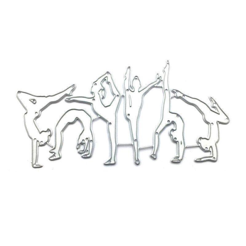 Martial Arts Metal Cutting Dies Stencil Scrapbooking DIY Album Stamp Paper Card