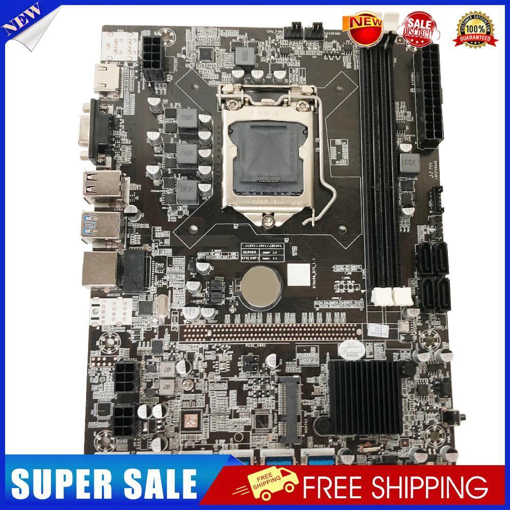 B75USB-BTC B75 Chip Mining Motherboard 8xUSB3.0 to PCI-E with LGA 1155 CPU