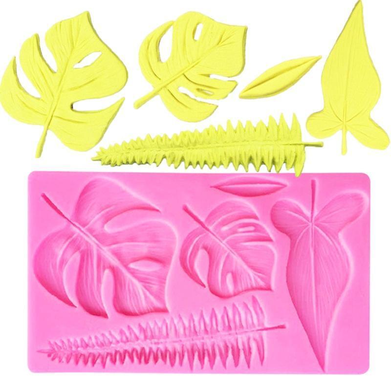 Creative Fern Leaves Shape Fondant Cake Silicone Mold Pastry Chocolate Mold