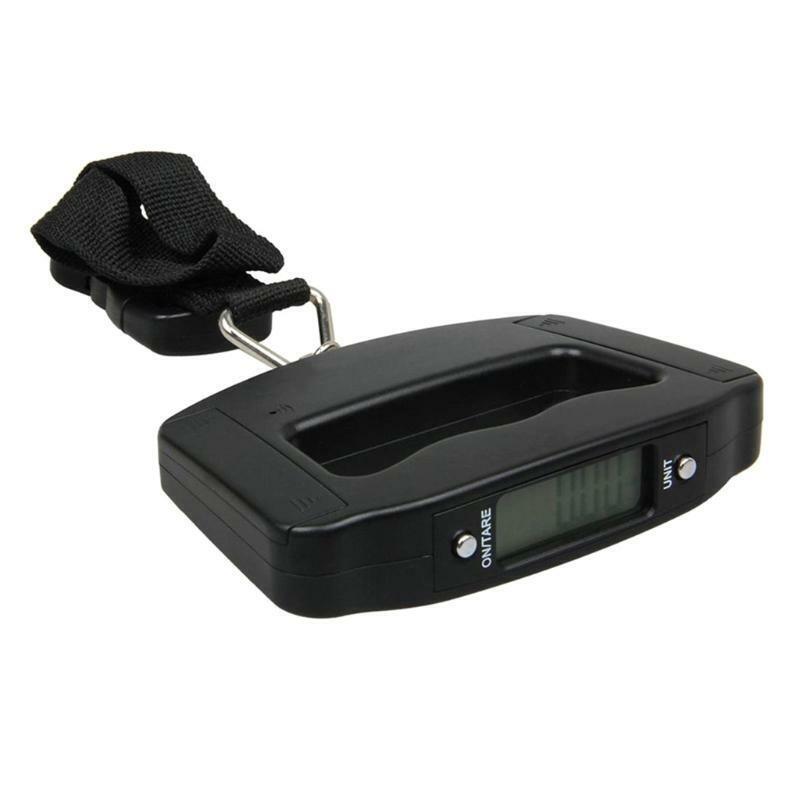 LCD Display Electronic Hanging Scale 50Kg 110 Lb with Sturdy Nylon Sling