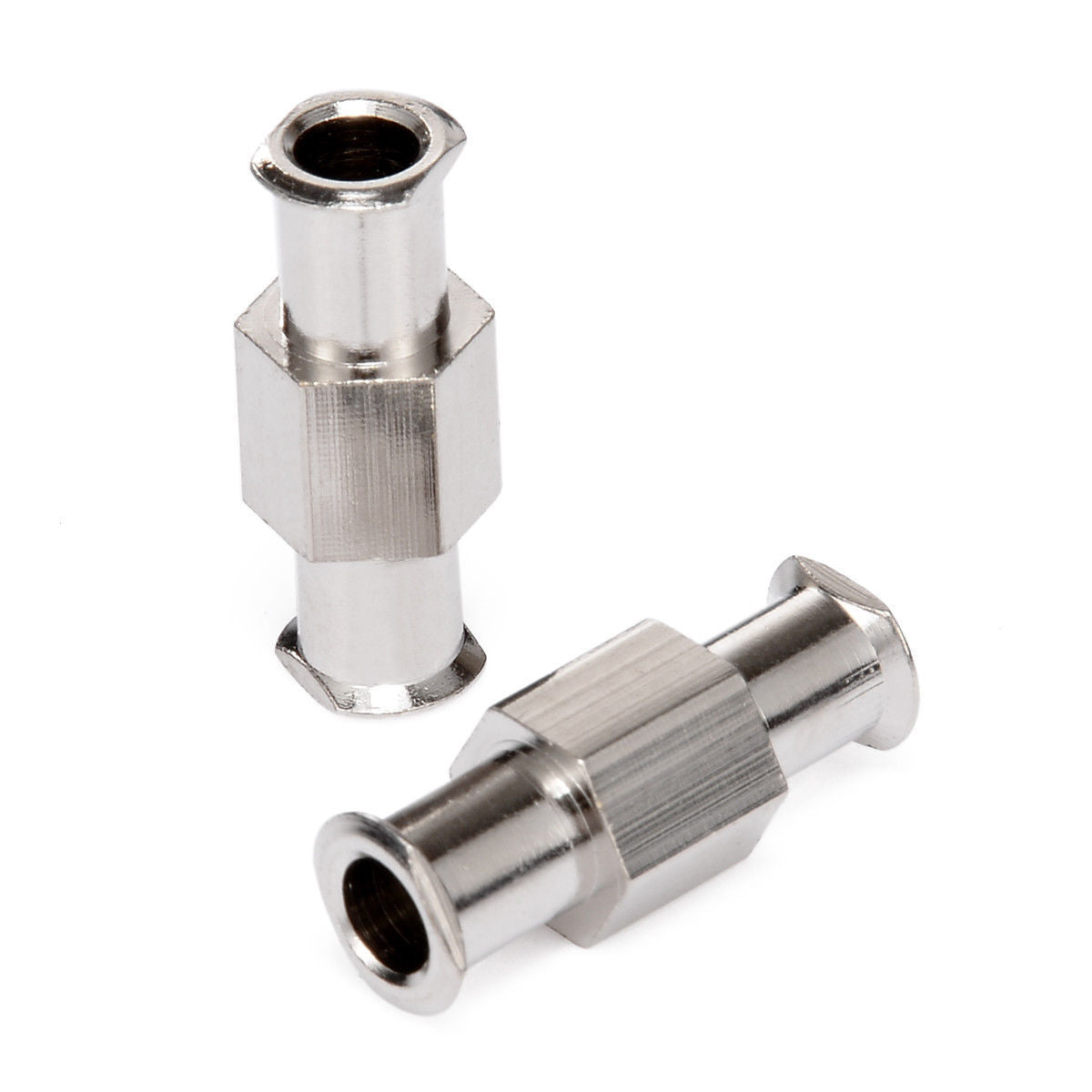 Luer Lock Adapter Coupler Female to Female Fittings Nickel Plated