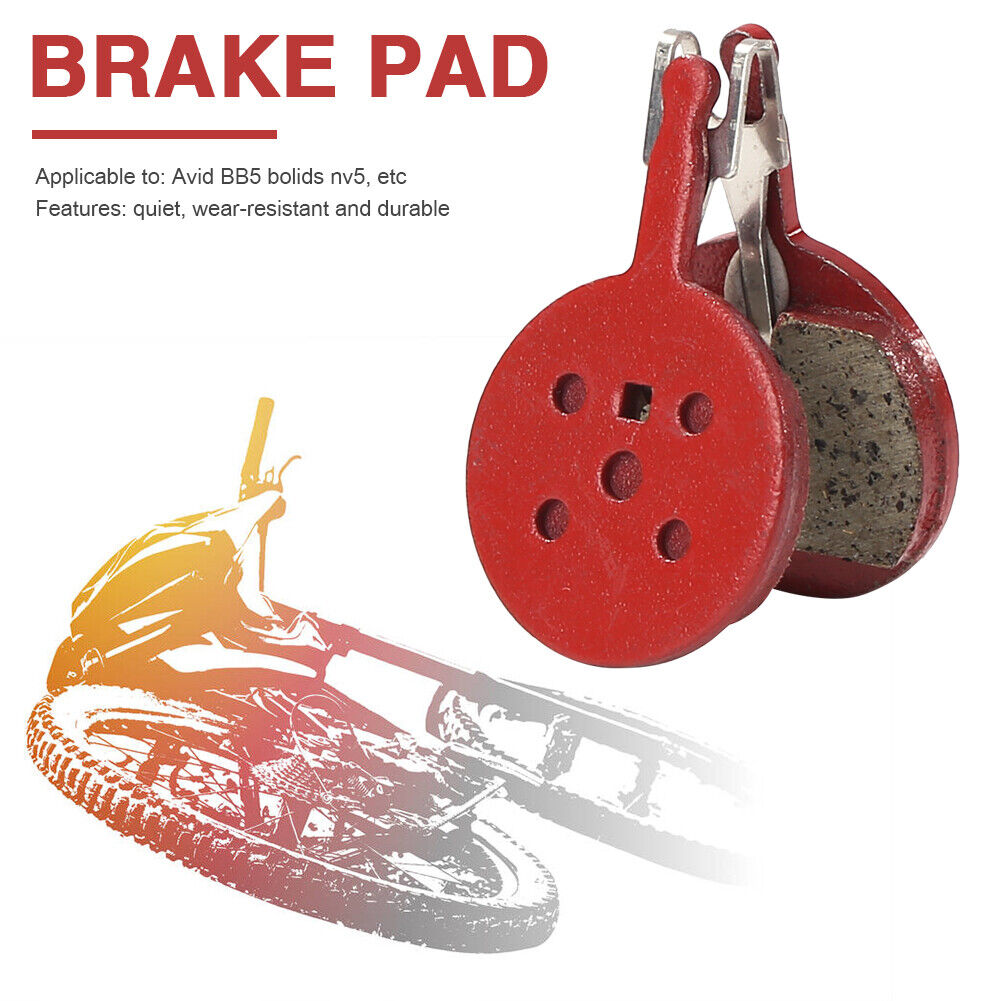 2pcs MTB Bike Brake Pads Semi-Metallic Bicycle Braking Disc for Avid BB5
