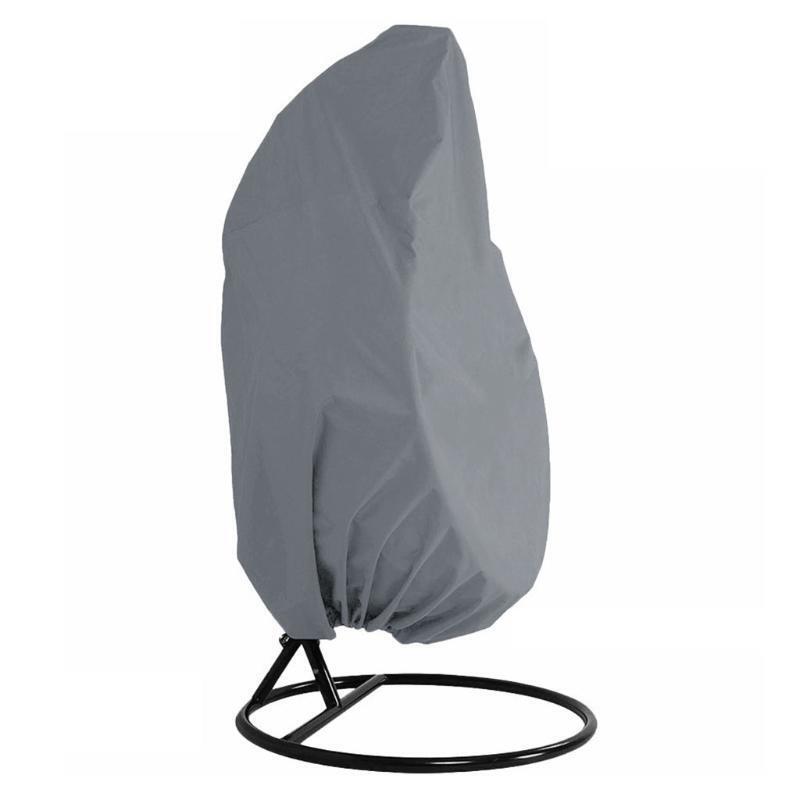 Grey Outdoor Hanging Chair Dust Cover Waterproof Durable Outdoor Extra Protect