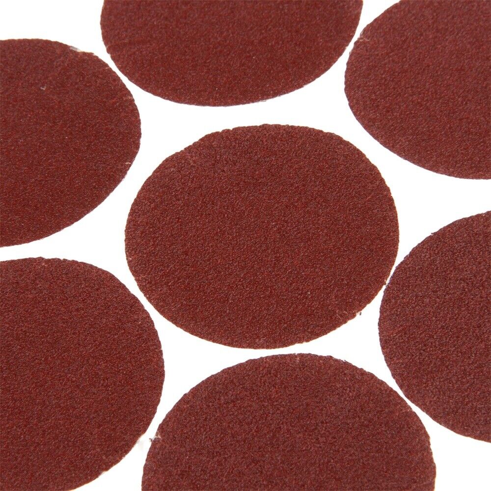 50mm Round Abrasive Disc Sanding Polishing Pad Sandpaper Abrasive 80 Grit 20pc
