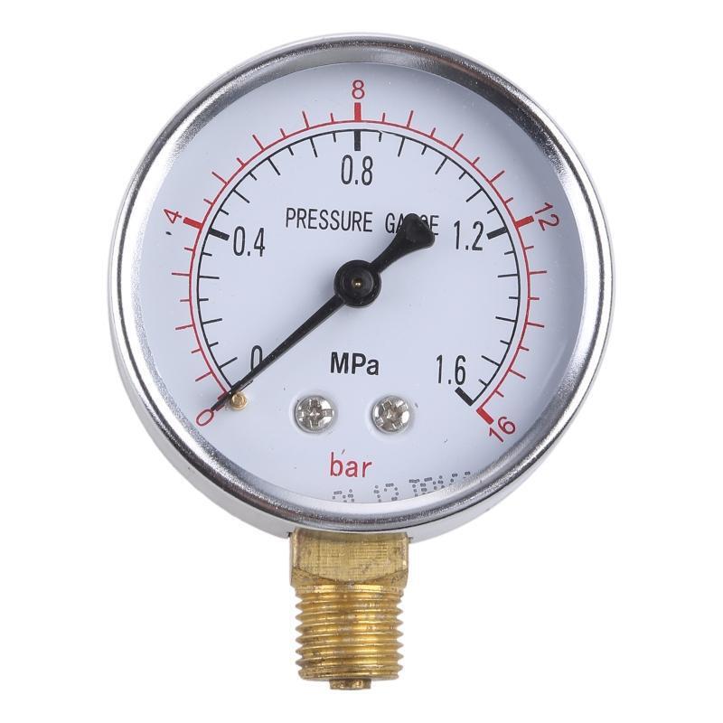 Pressure Gauge 0-230psi 0-1.6MPa High Accuracy WaterPressure Gauge Meter