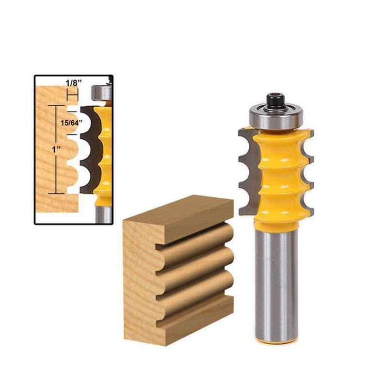 1/2'' Shank Closet Door Top Milling Cutter 5x Convex Router Bits for Woodworking