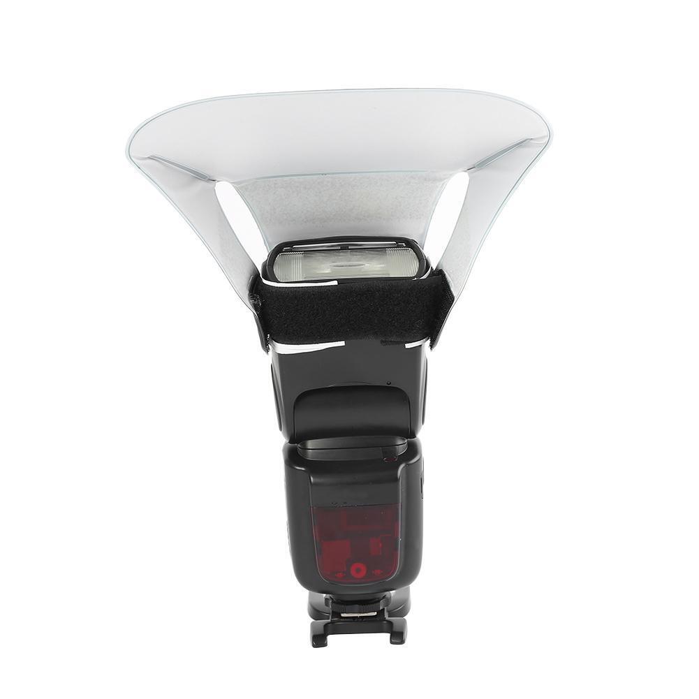 Universal DSLR Camera Flash Diffuser Softbox Panels White Reflector