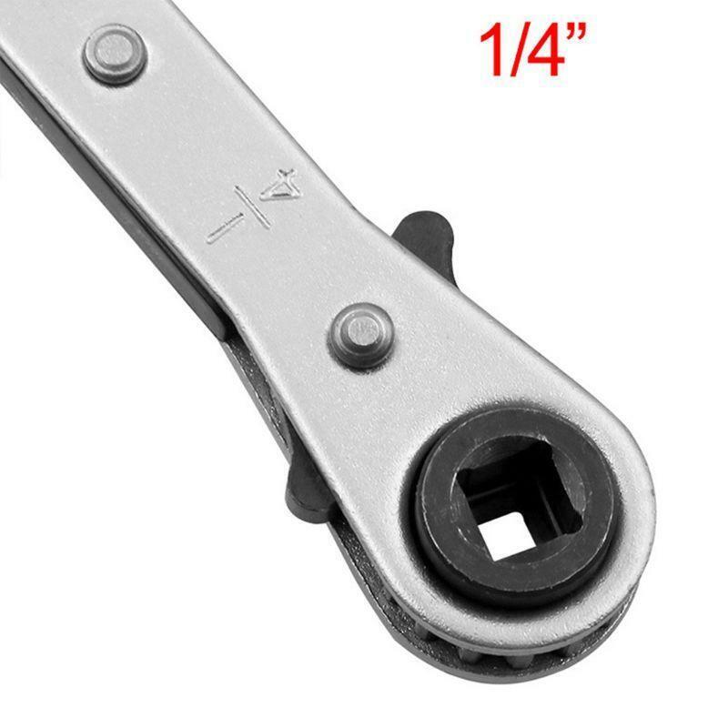 3/16" 1/4" 5/16" 3/8" Double End Ratchet Wrench Air Conditioning Refrigeration