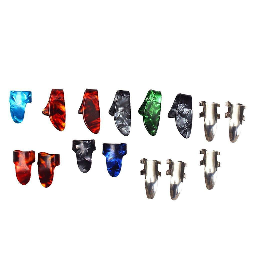 15 ×  - 5 Stainless Steel Index Finger , 5 Colorful  Finger , 5