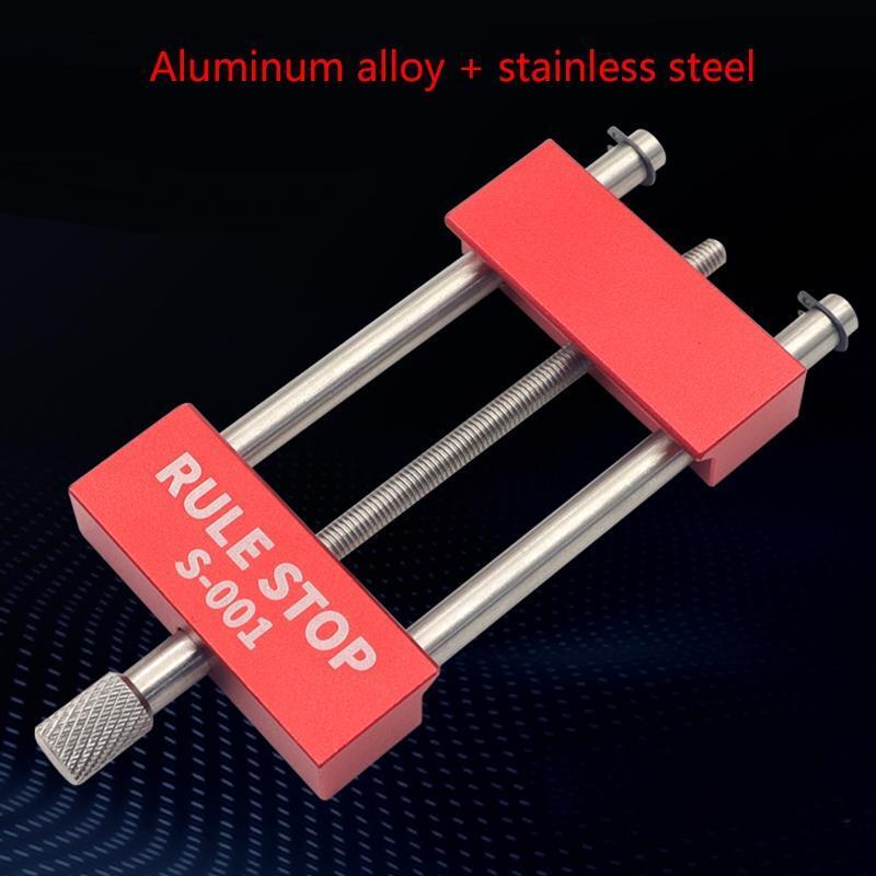 Woodworking Tool Rule Stop Line Scriber Gauge Measuring Tools Gift for Carpentry