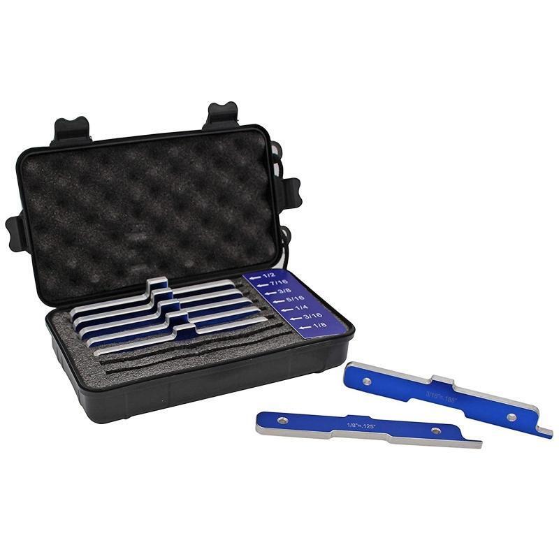 7pcs/set Tablesaw Setting Lever Aluminum Alloy Depth Test Distance Setting Rod