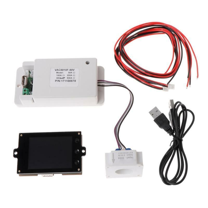 DC Voltmeter Ammeter Power Energy Digital Voltage Current Cap Ohm Hour SOC Meter