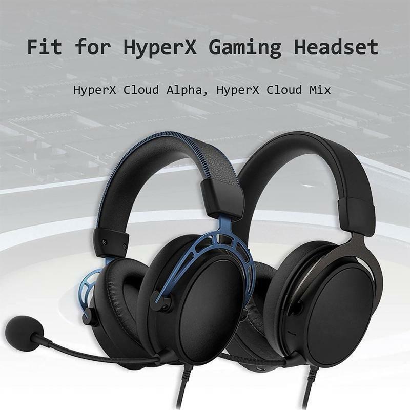 For HyperX Cloud Alpha Gaming Headphone Cable Nylon Braided Replacement Cable