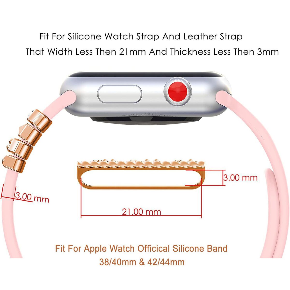 Bracelet Decorative Ring Watch Band Ornament Wristbelt Charms Strap Accessories