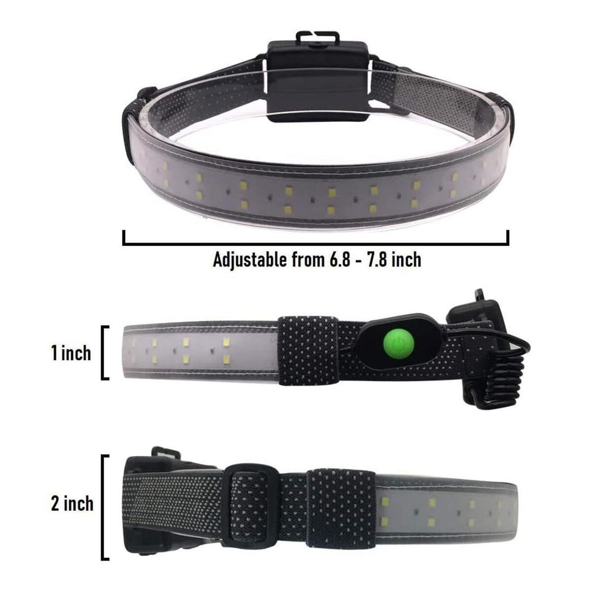 LED Headlamp Headlight Super Bright Hands Free flashlights for Outdoors