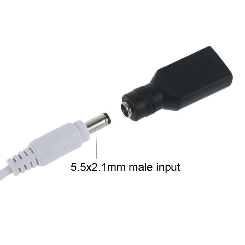 Barrel Jack Power Adapter USB to DC Adapter for Small DC or USB Charging Device