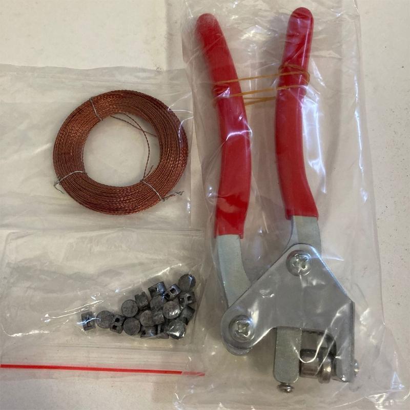 Lead Seal Plier with Sealed Beans Sealing Wire for Water Electronic Meter Seals