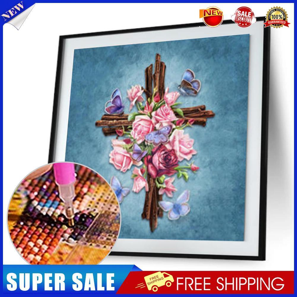 Embroidery 5D Diamond Painting DIY Flower Cross Stitch Home Wall Decor