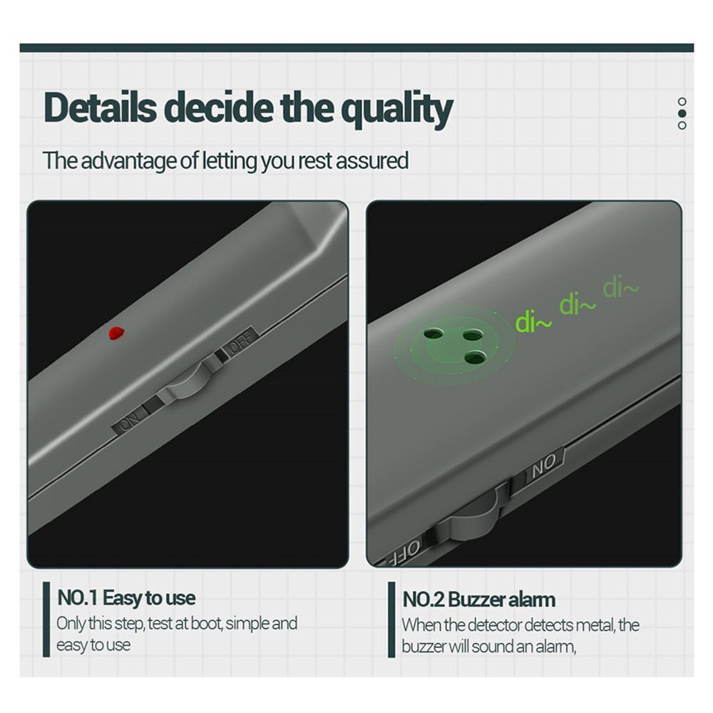 Tracker Pinpointer Metal Detector Alarm Sensitive Search Coil Metal Detect Tool