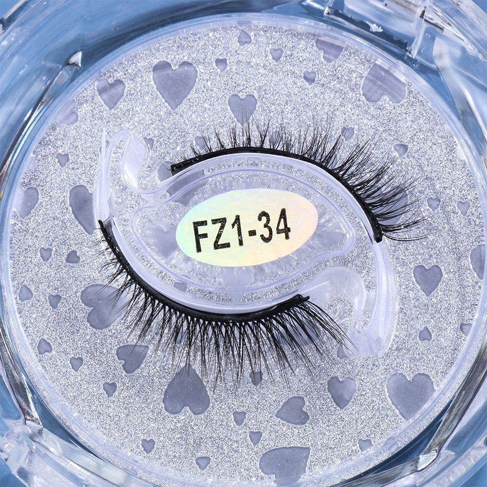 Tools Glue-free Natural Fluffy Self-adhesive False Eyelashes Ultral Wispy