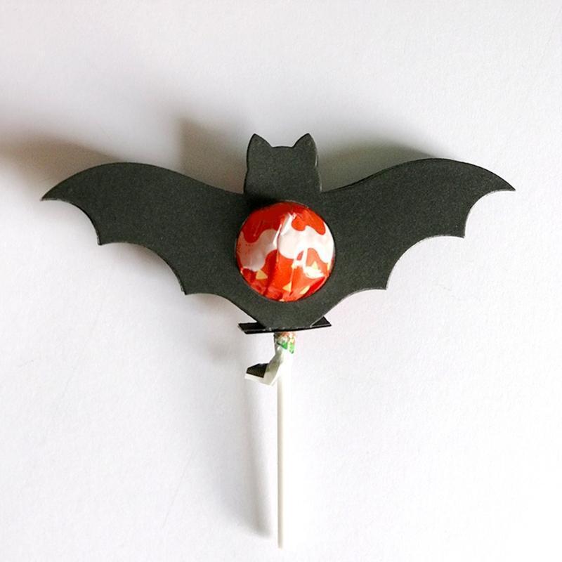 Halloween Bat Lollipop Holder Cutting Dies Photo Album Decoration Accessories