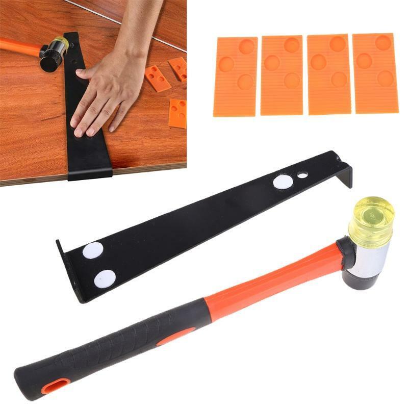 Wood Flooring Installation Kit Tapping Block Pull Bar Hammer Tool Kit for Home