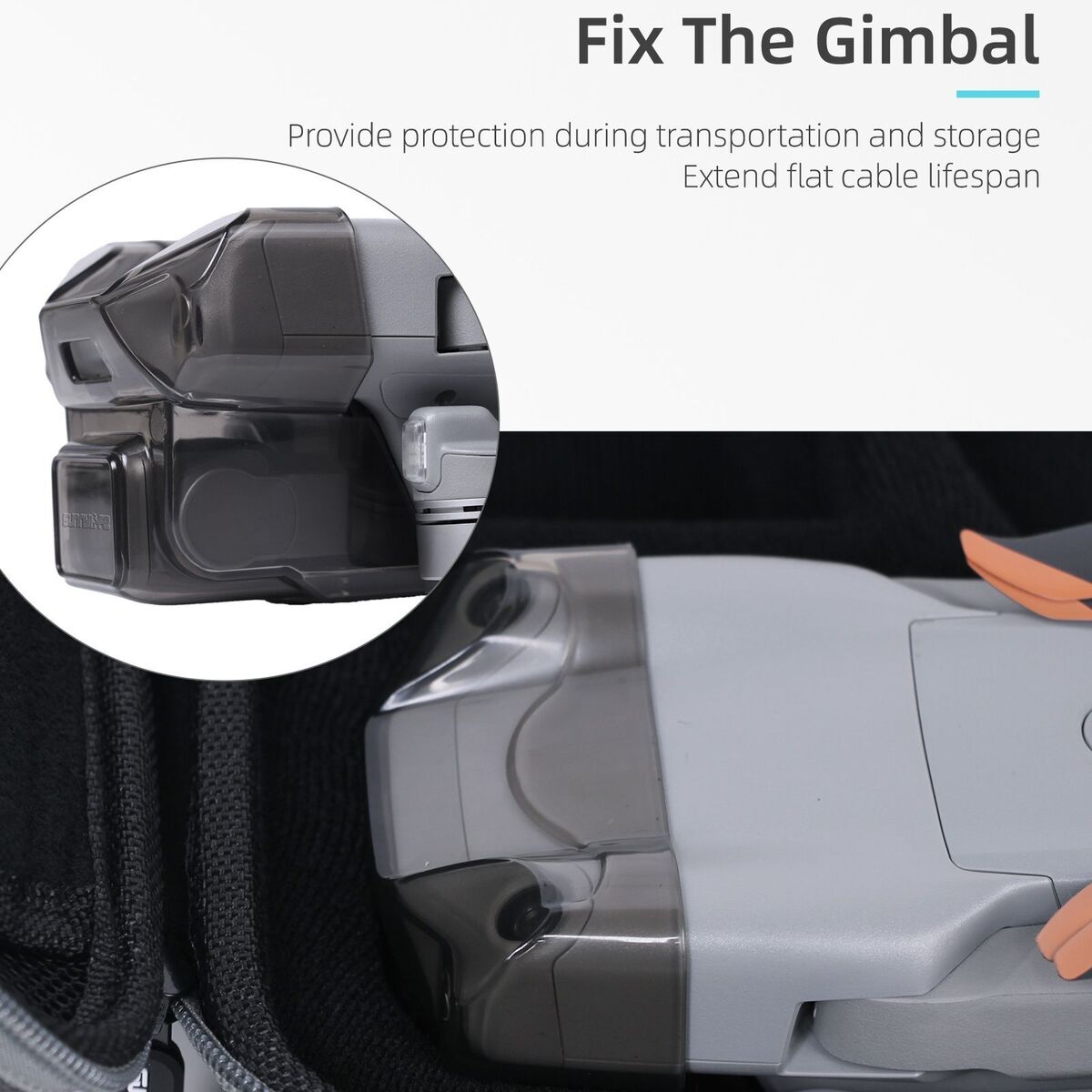 New Lens Hood Anti-glare Case Lens Cap Protective Cover Sunshade For DJI Air 2S