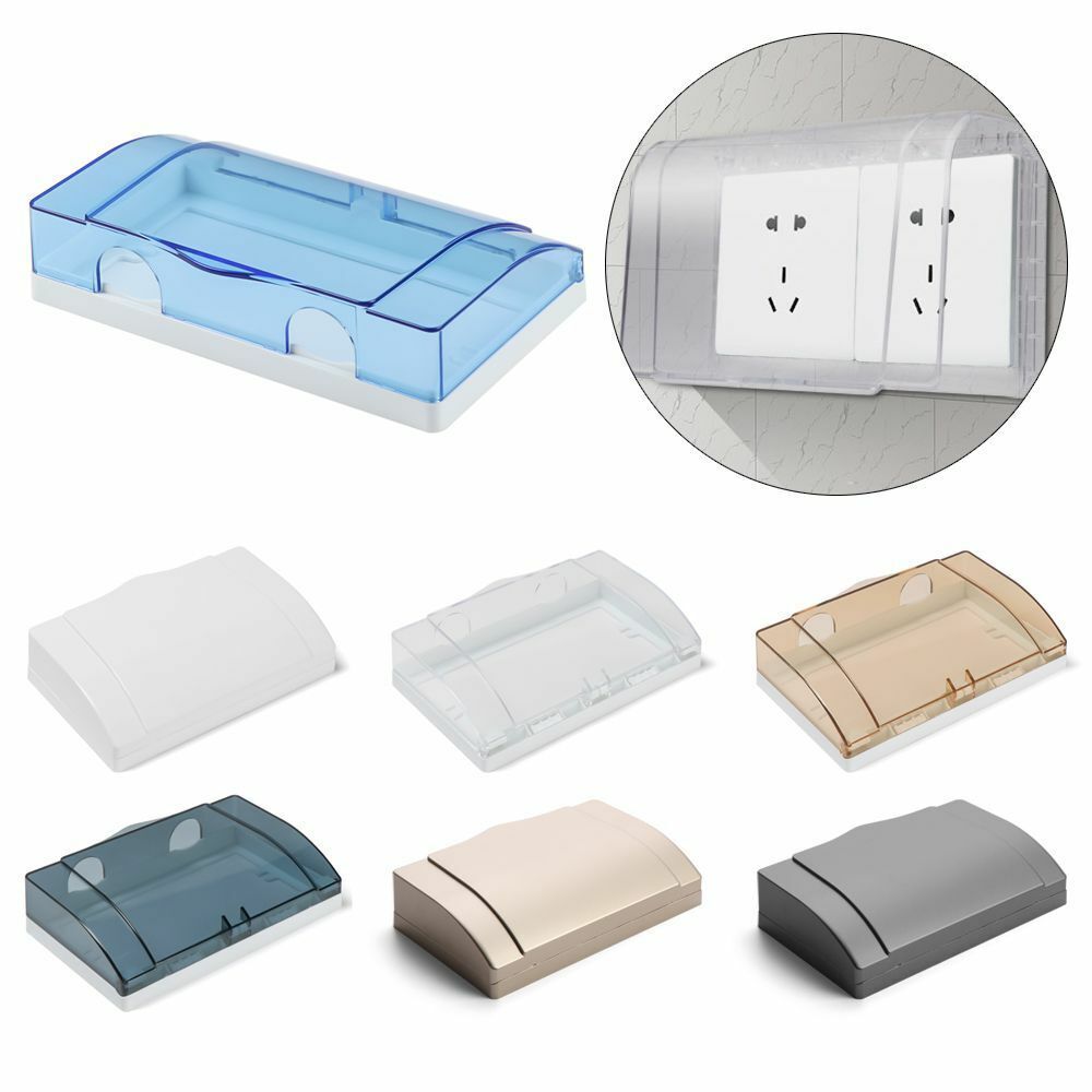 Socket Protector Switch protection box Electric Plug Cover Double Sockets