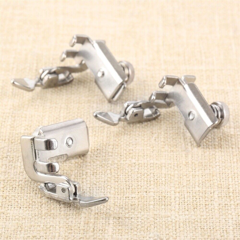 Adjustable Zipper Cording Presser Foot for All Low Shank Singer Brother Metal