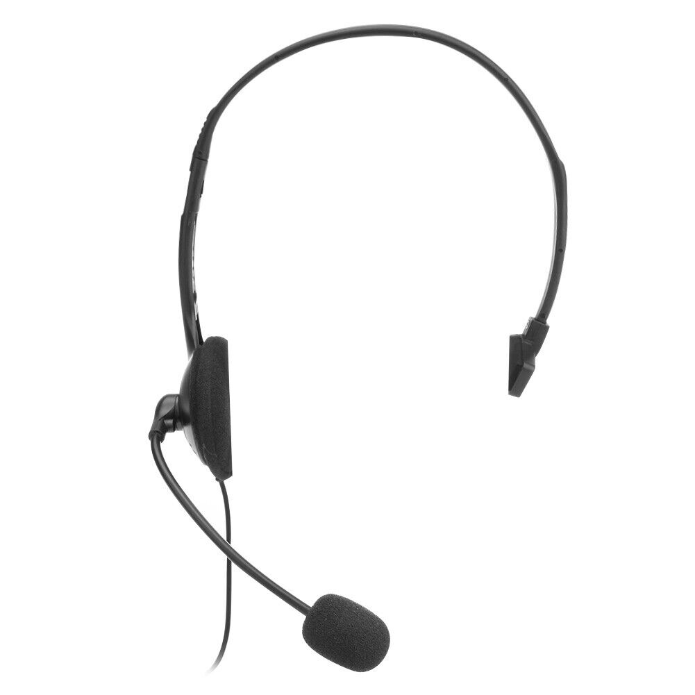 3.5mm Wired Monaural Headset with Noise Cancelling Mic for PS4 Controller