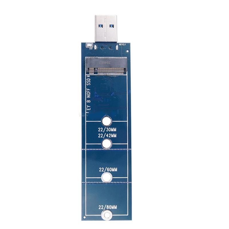 2242 USB3.0 to Nvme M.2 B NGFF -SATA SSD Converter Adapter Card Smart Flash Disk