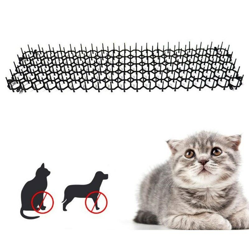49*13cm Garden Anti-cat Pricking Mat Cat Deterrent Spike Pad Animal Scarer Tool