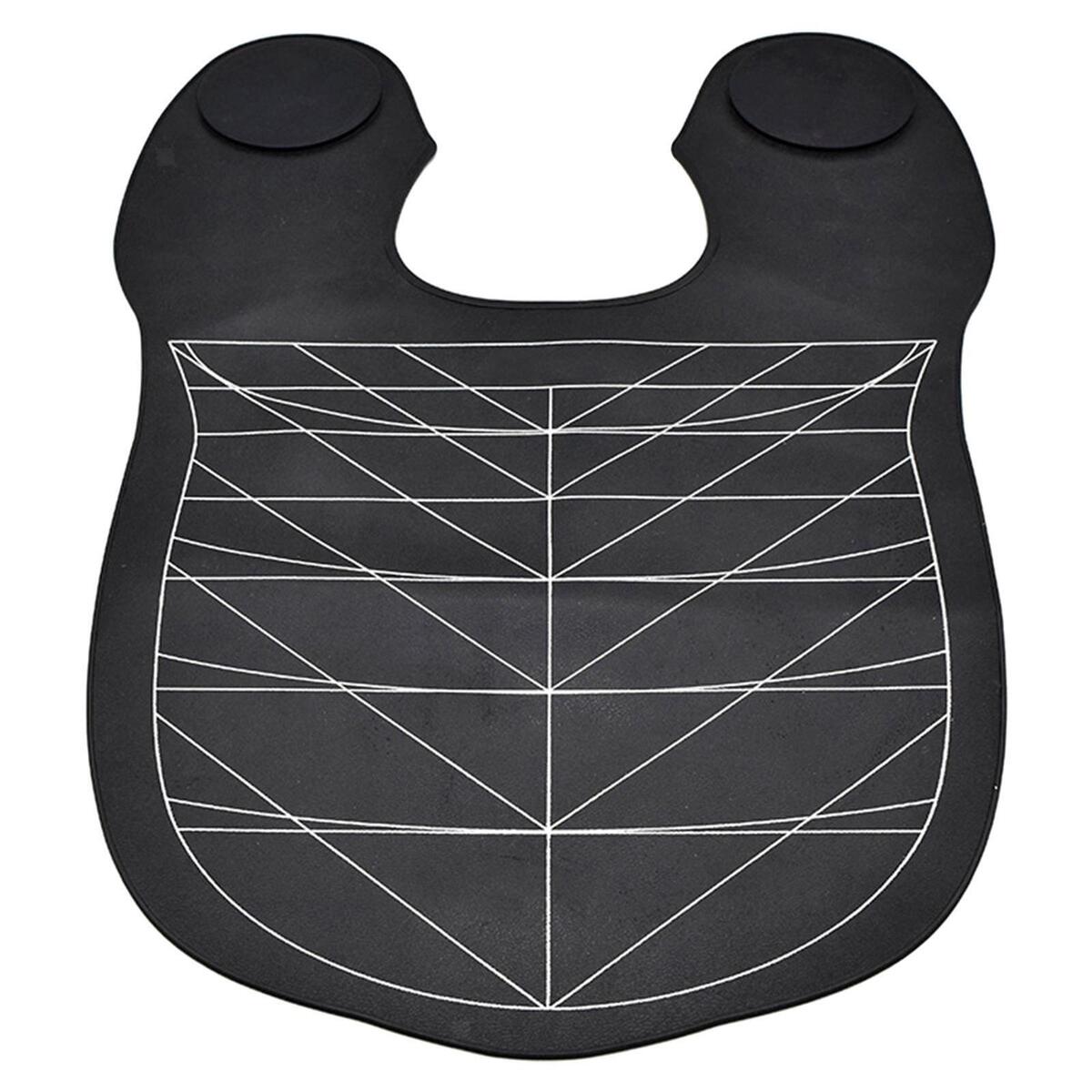 Rubber Salon Barber Cape Barber Shop Washable  Shampoo Black