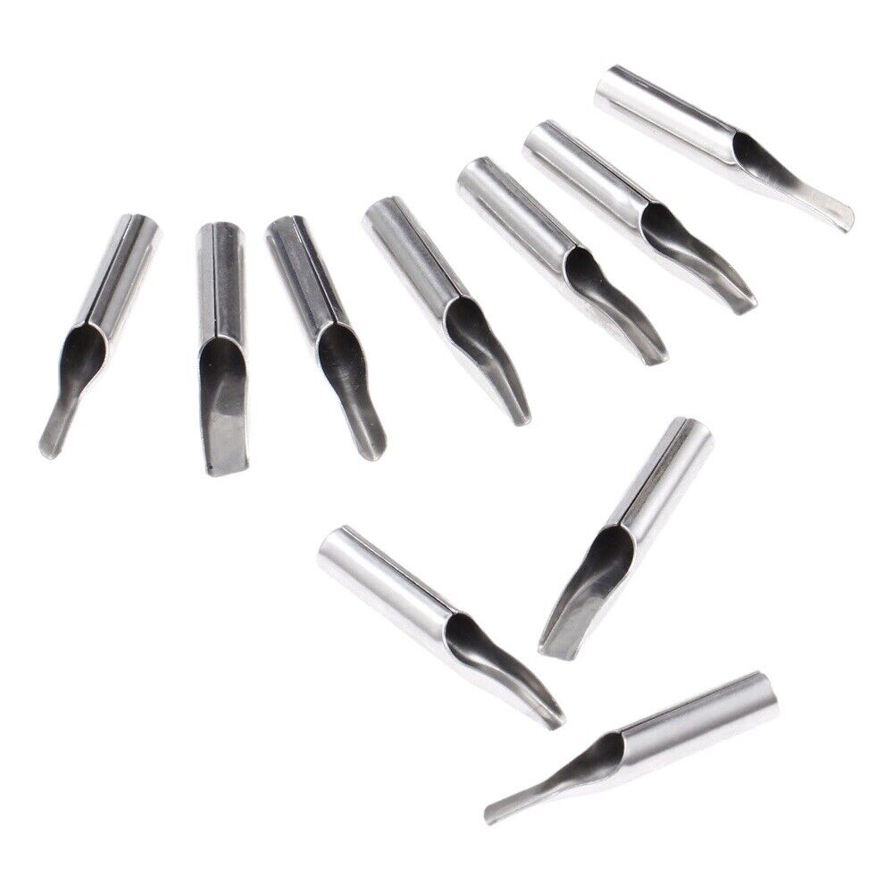 10Pcs Tattoo Nozzle Tips Professional Tattoo Nozzle Tips Kit 304 Stainless Steel