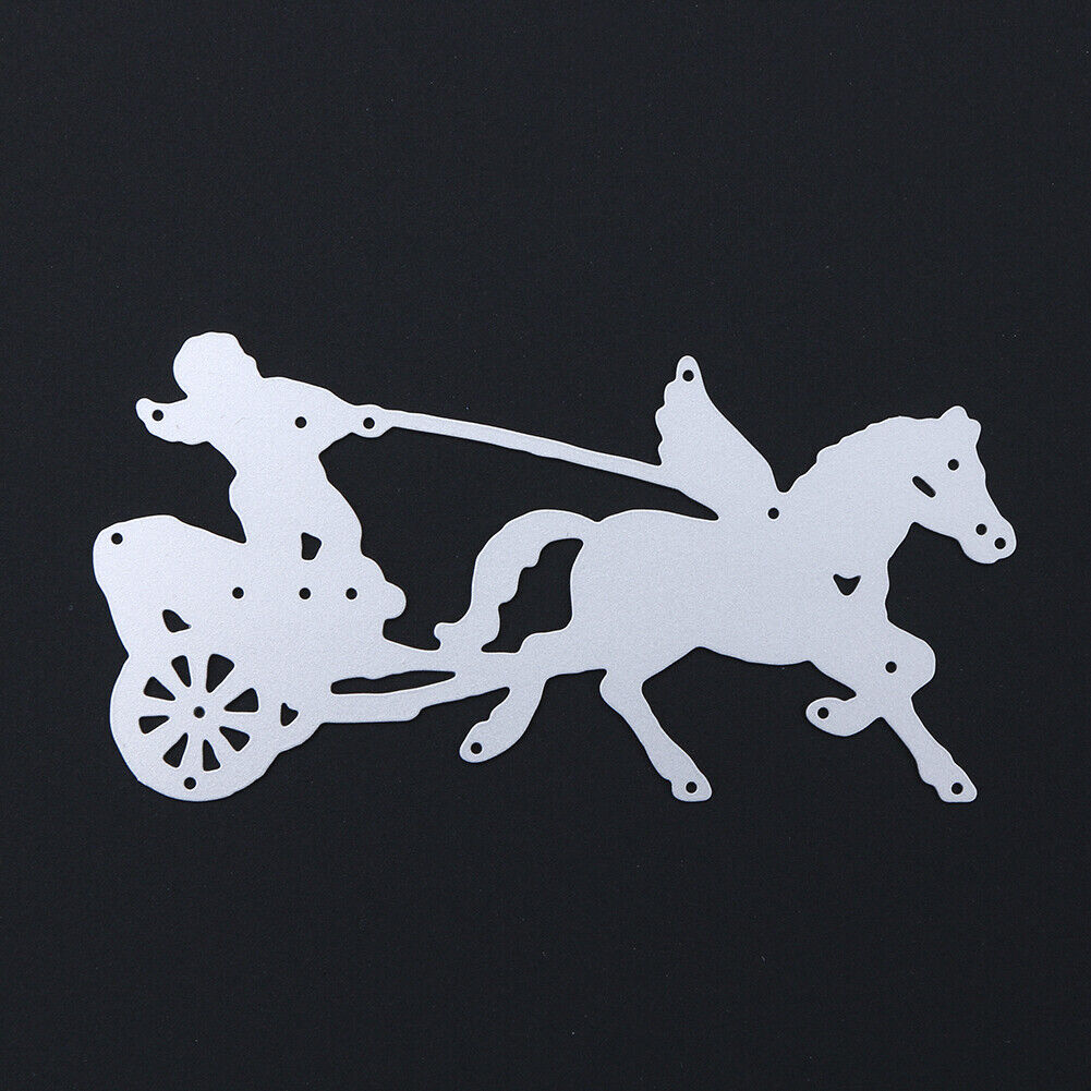 Run Carriage DIY Metal Embroidery Scrapbooking Craft Stencil Cutting Die