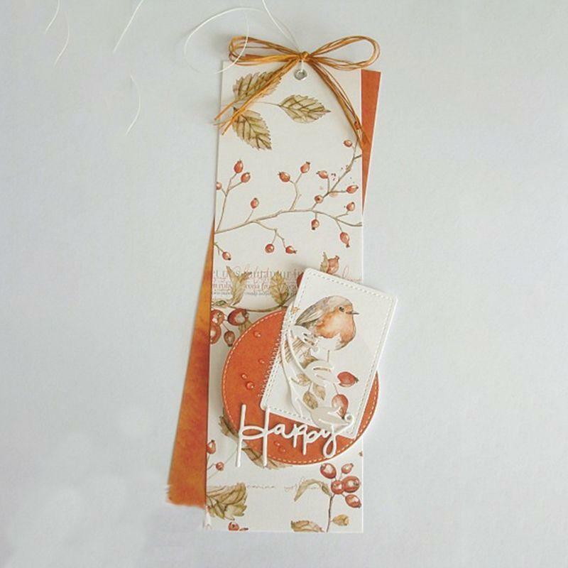 Happy Birthday Metal Cutting Dies Stencil Scrapbooking DIY Album card Embossing