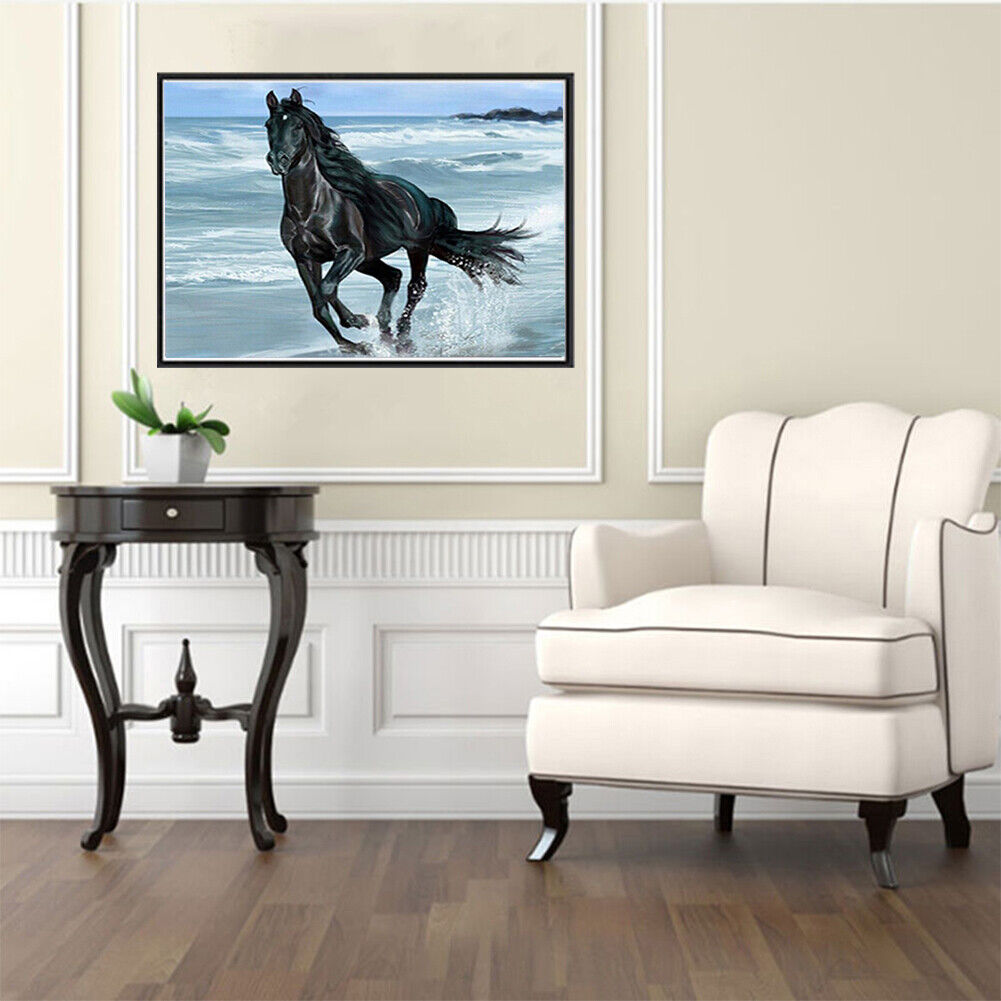 Running Horse  5D Diamond DIY Painting  Kit Home Decor Craft(40 X 30cm)