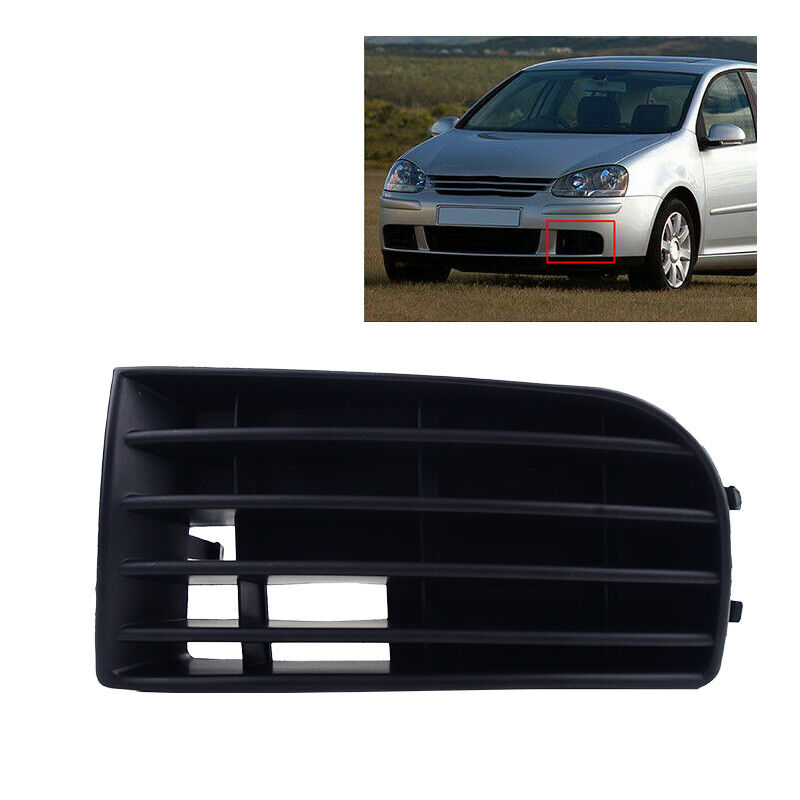 Car Left Bumper Lower Fog Light Grille Cover fit for VW Golf 5 MK5 2004-2008