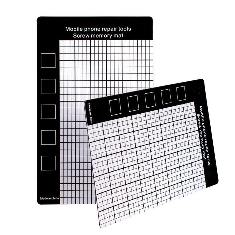 Work Pad Mobile Phone Screw Magnetic Project Mat with Scale Grid 9x14.5cm
