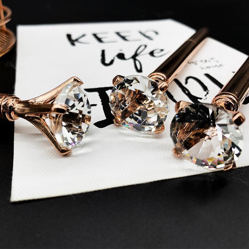 Fancy Big Diamond Ballpoint Pen Refillable Metal Ballpoint Pen Gift for Teacher