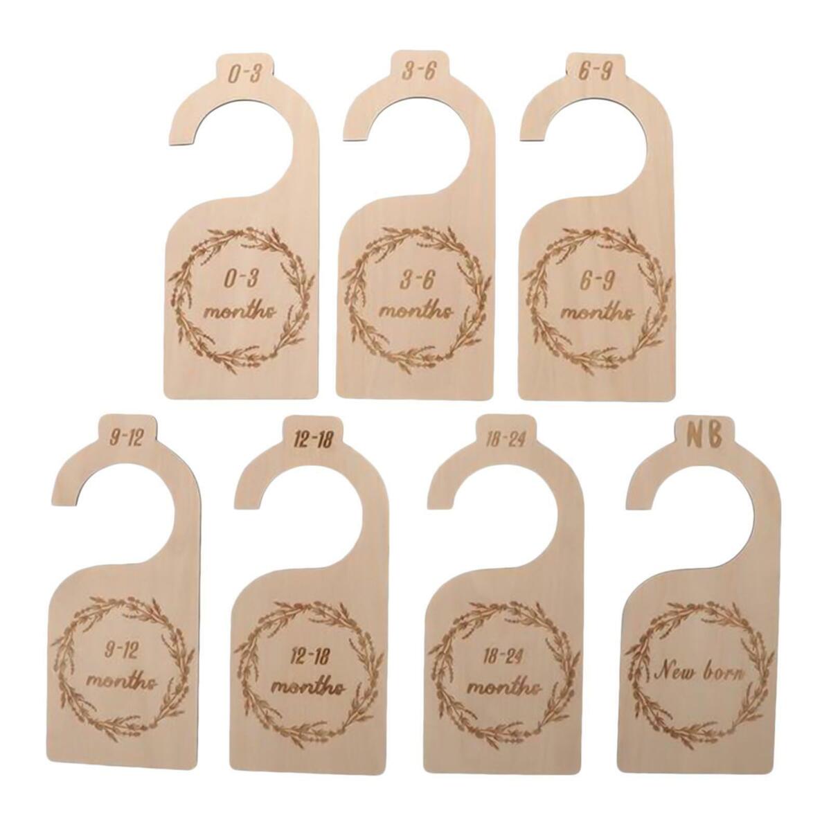 14x Baby Closet Divider Hanging  Clothes Nursery Closet Organizers