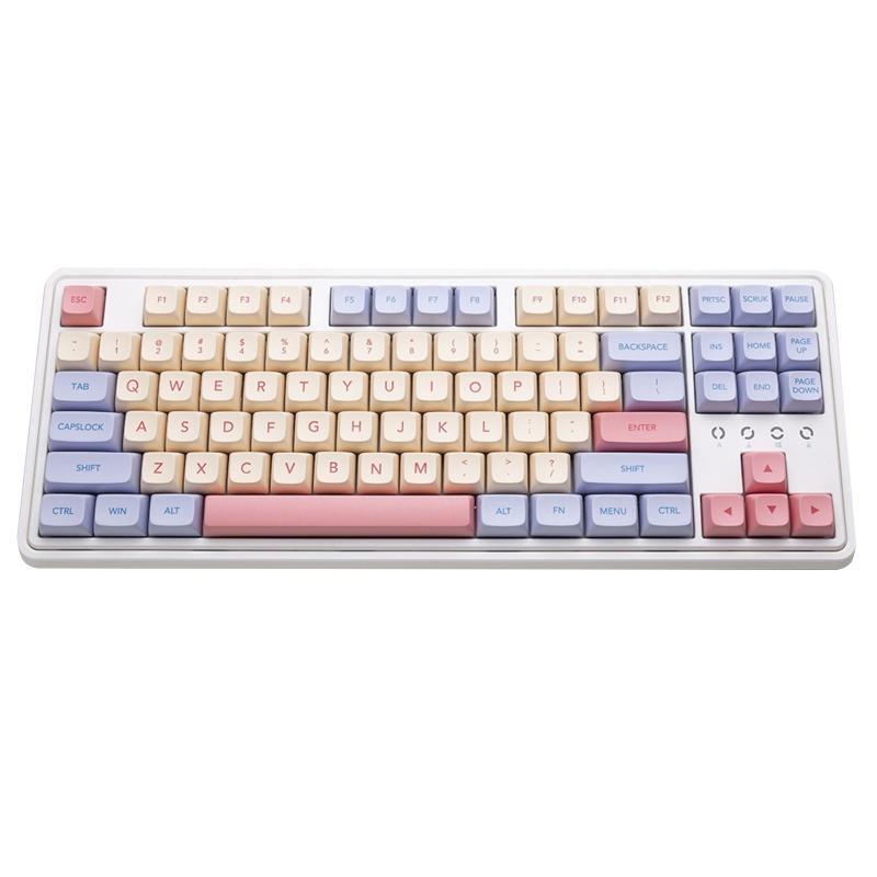Cotton Candy Keycaps Dye Sub PBT XDA Keycap for 61/64/68/75/84/87/96/980/104/108