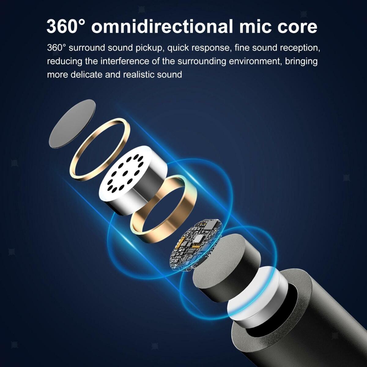Upgraded  Lavaliered styleed style Microphone  External for Outdoor Meeting