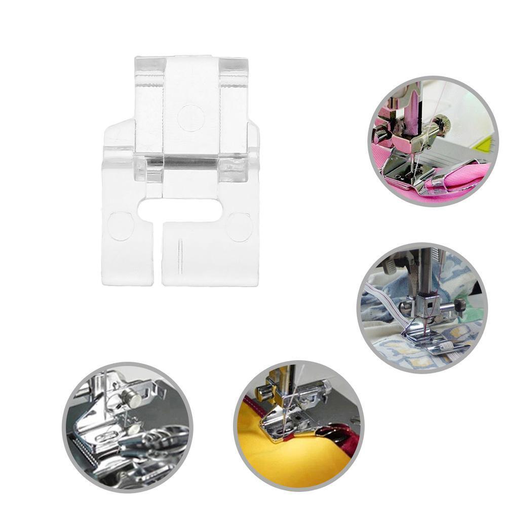 Transparent Plastic Short Satin Inlaid Presser Foot Feet Sewing Accessories