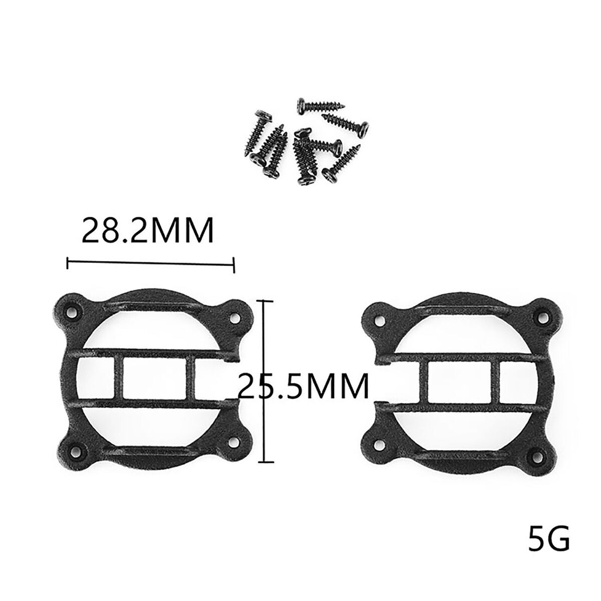 Front Headlight Lamp Cover Frame for TRX-4 TRX4 New Bronco 1/10 RC Car Parts ##