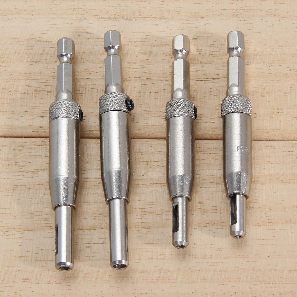 8Pcs HSS Self Centering Hinge Drill Bit Set for Hinges Drawer Guides