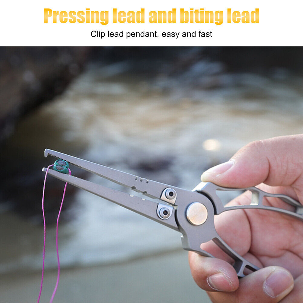 Saltwater Fishing Lures Pliers Tongs Hook Remover Line Cutter Tackle Tools
