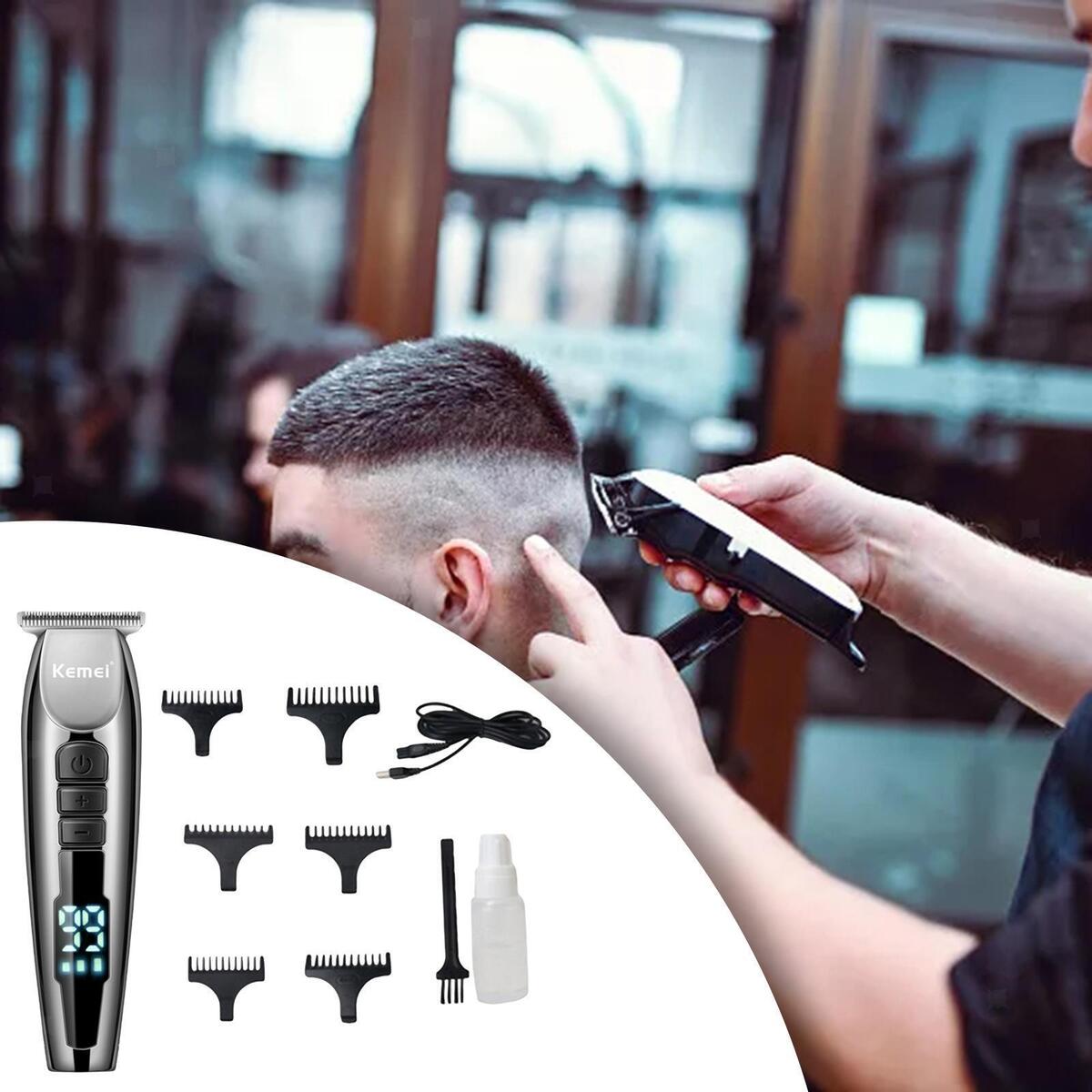 Powerful Electric Hair Clippers Gromming Kit Low Noise Cordless USB Rechargeable