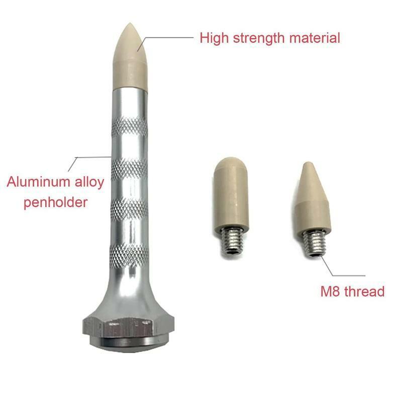 High-strength Plastic Metal Tap Down Pen with 3 Heads Tips Auto Body DIY Tools