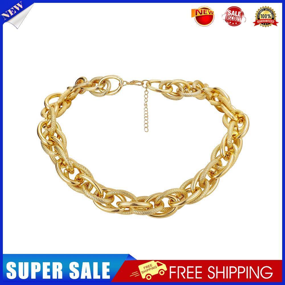 Punk Street Big Thick Chain Necklace Hip Hop Nightclub Women Choker Jewelry